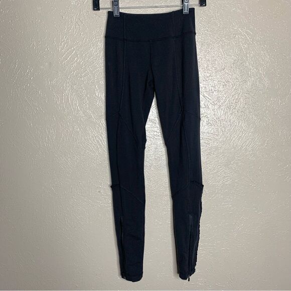 Lululemon Wunder under ruffle leggings black - Picture 1 of 13